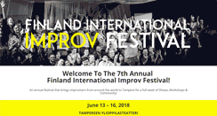 Desktop Screenshot of finlandimprovfestival.com